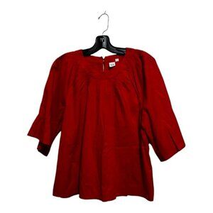 GAP Puff-Sleeve Babydoll Swing Blouse NWT